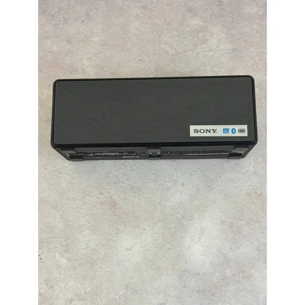 Sony SRS-X3 Portable Bluetooth Wireless Speaker Black Works No Charger